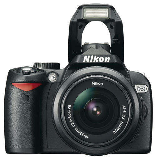 Bargain Nikon D60 SLR with Nikon DX 18-55mm ED Lens & charger and 8GB Memory card & Bag***