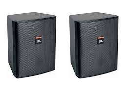 JBL Control 25 Two Way Indoor/Outdoor Monitor with 5.25" Woofer in Black Enclosure - (Pair)