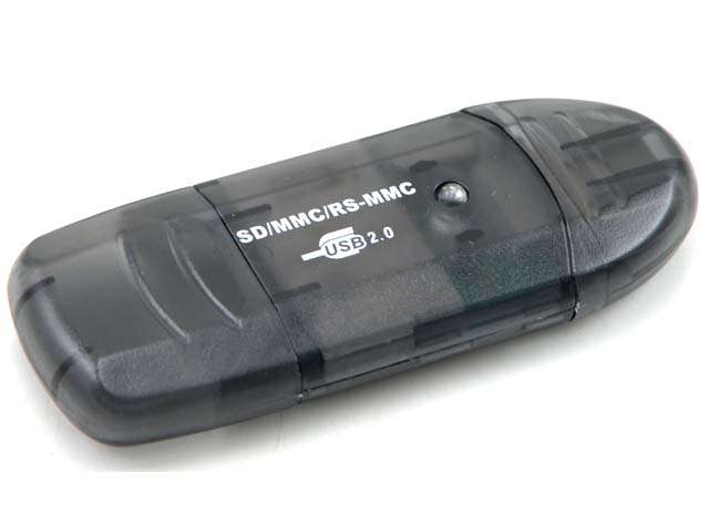 USB SD / MMC / RS-MMC Memory Card Reader