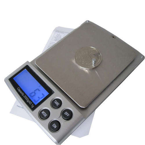2000g x 0.1g DIGITAL WEIGHING SCALE. POCKET CARAT GEM SCALE