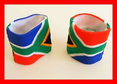 SA FLAG WRISTBANDS