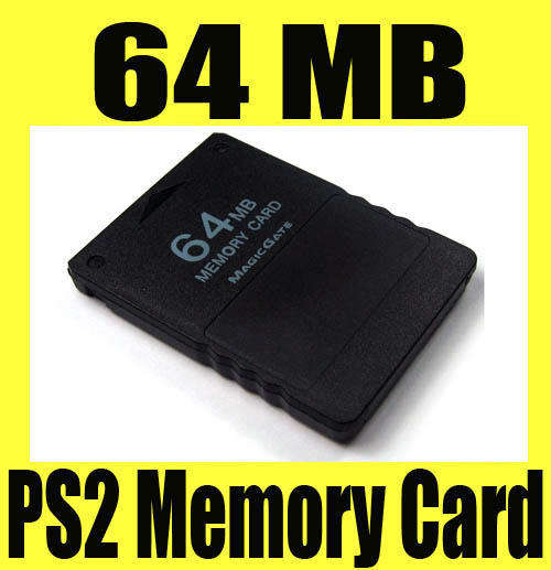 BRAND NEW 64 MB MEMORY CARD FOR PLAYSTATION 2