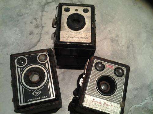 Three box cameras
