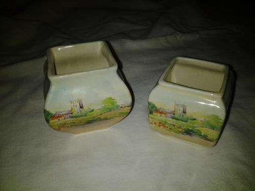 Royal Dalton miniature porcelain vases