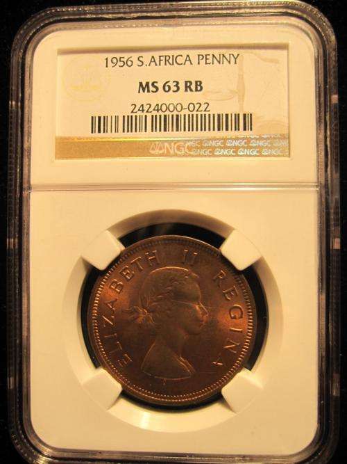 @@@1956 1D MS63 RB@@@GREAT DEAL