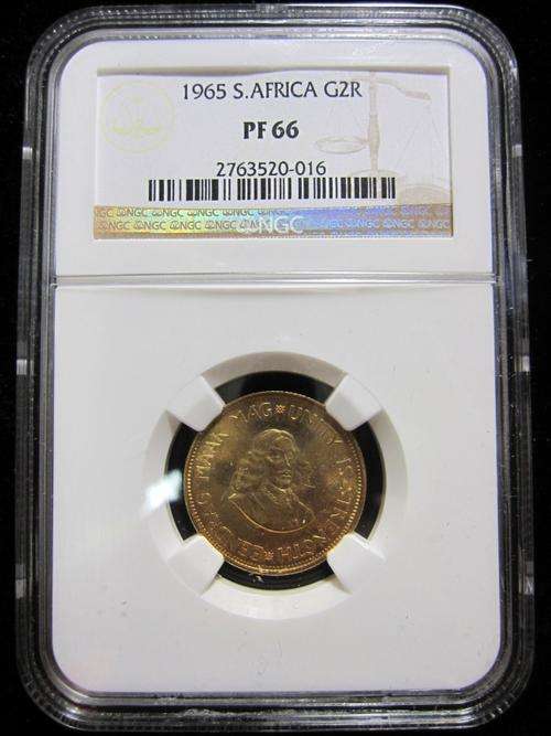 @@@ 1965 Gold 2 Rand PF66 @@@