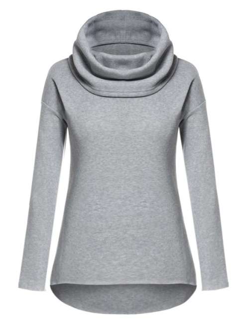 WOMEN'S IRREGULAR CASUAL PULLOVER SWEATSHIRT