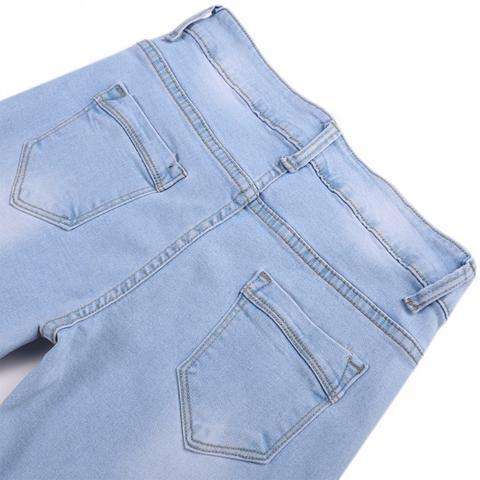 Women's Hollow-Out Lace Spliced Jeans