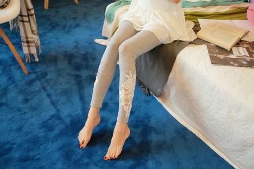 Women's Lace-Trim Leggings