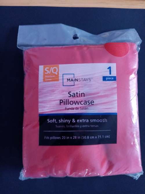 Satin Standard/Queen Pillowcases (Set of 2) (Really Red)