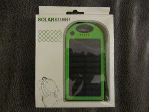 5000mAh Solar Powered Charger Power Bank Outdoor Weatherproof Dustproof Shockproof Dual USB Output