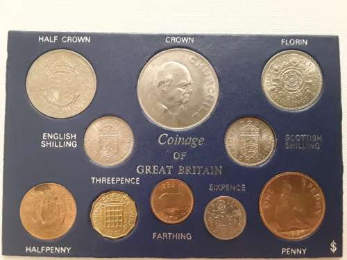 Coinage of Great Britain  Including Churchill Crown 1967