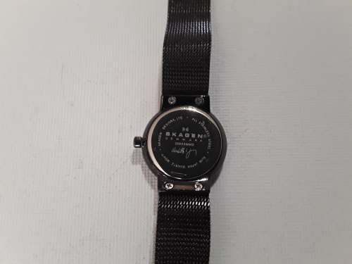 SKAGEN 358XSMMD Ladies Genuine Diamond Set Mesh Bracelet Watch
