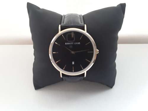 Abbott Lyon Watch With Genuine Leather - Quartz Analog Watch