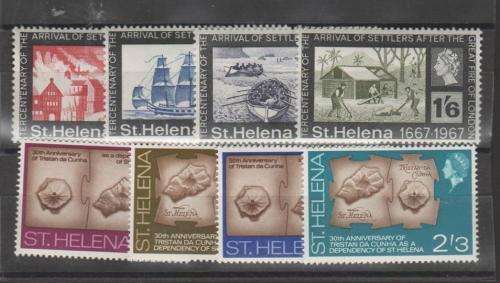 ST HELENA, 2 X SETS, MNH, CLEAN AND CRISP