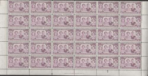 BECHUANALAND - IMPRINT WITH PLATE NUMBER, BOTTOM HALVES OF SHEETS, MINT, SEE SCANS