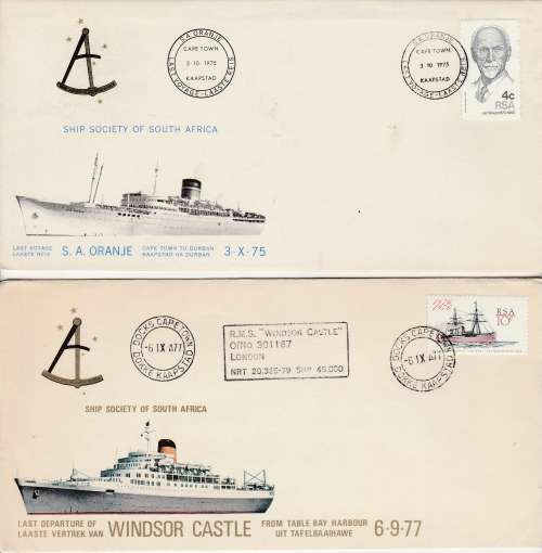 RSA : NICE SELECTION OF SA FLAG PASSENGER LINERS GOOD INVESTMENT