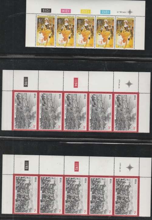 RSA CONTROL BLOCKS SACC 460-509 GOOD VALUE +-R400.00 NICE SELECTION MINT **