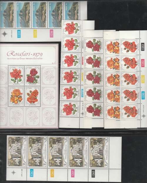 RSA CONTROL BLOCKS SACC 460-509 GOOD VALUE +-R400.00 NICE SELECTION MINT **