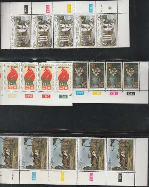 RSA CONTROL BLOCKS SACC 460-509 GOOD VALUE +-R400.00 NICE SELECTION MINT **