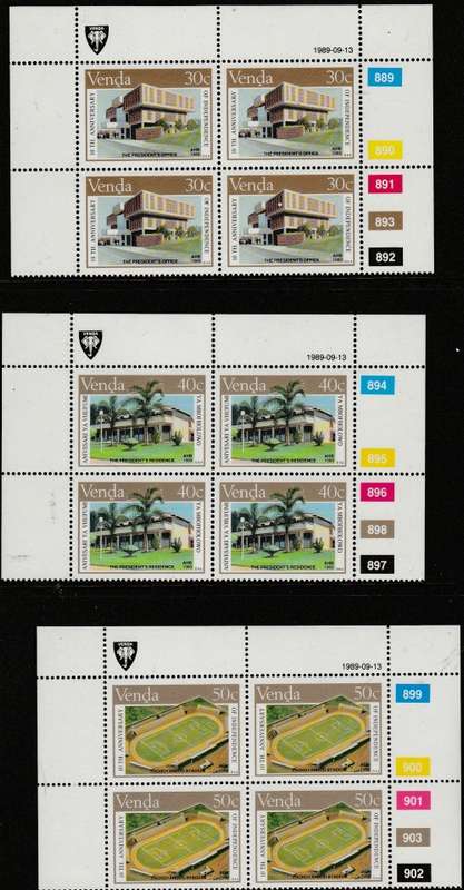 VENDA: LOT 2: CONTROL BLOCKS OF FOUR (IN NO PARTICULAR ORDER) SEE SCANS (X14)