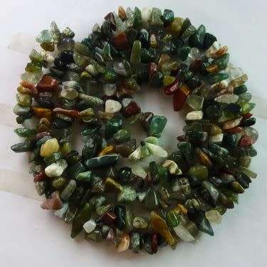 Natural INDIAN AGATE chipstrand +-90cm
