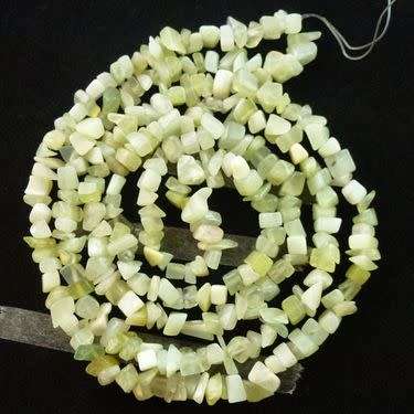Natural NEW JADE chipstrand +-90cm