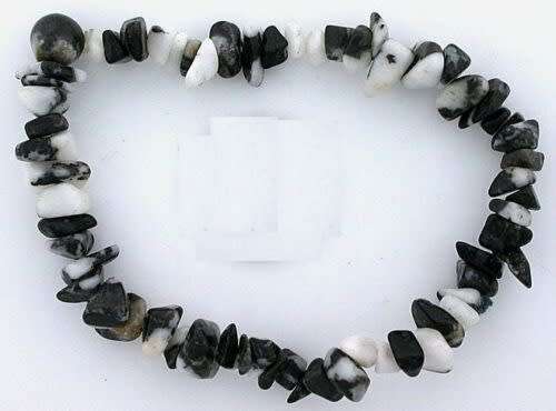 Natural chipstrand bracelet - ZEBRA STONE