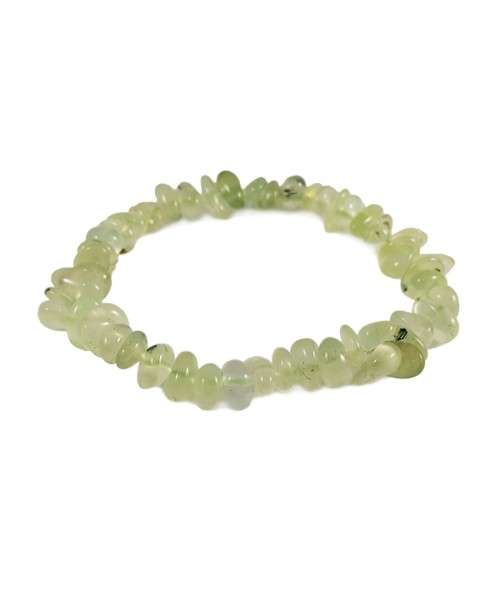 Natural chipstrand bracelet - PREHNITE