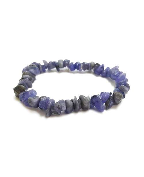 Natural chipstrand bracelet - TANZANITE