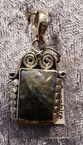 Sterling silver pendant - SAPPHIRE - Dreams Collection