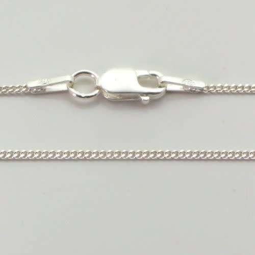 35cm Sterling Silver CURB neckchain (1.0mm)