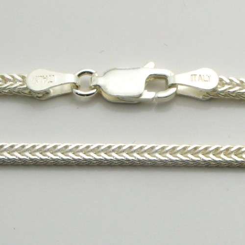 50cm Sterling Silver FOXTAIL neckchain (2.2mm)