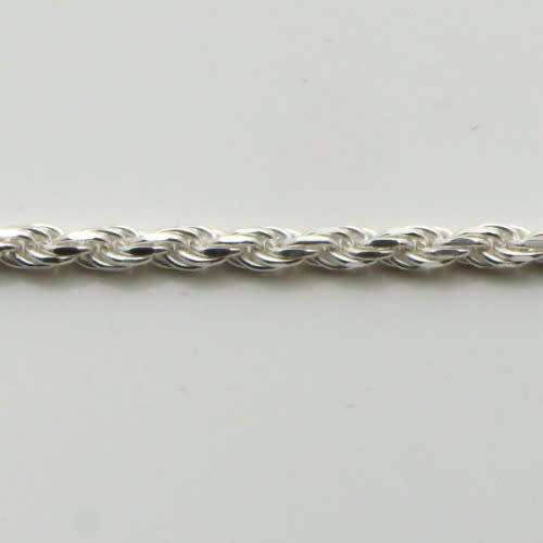 60cm Sterling Silver ROPE neckchain (3.1mm)