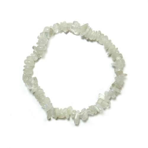 Natural chipstrand bracelet - RAINBOW MOONSTONE