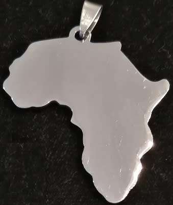 STAINLESS STEEL Pendant - Africa
