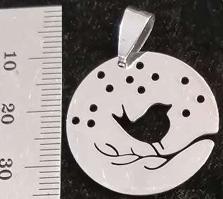 STAINLESS STEEL Pendant - Bird