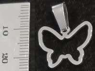 STAINLESS STEEL Pendant - Butterfly
