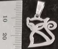 STAINLESS STEEL Pendant - Cat