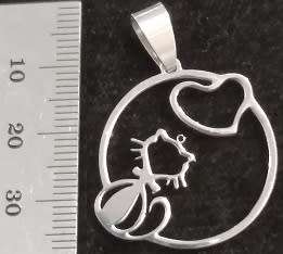 STAINLESS STEEL Pendant - Cat