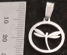 STAINLESS STEEL Pendant - Dragonfly
