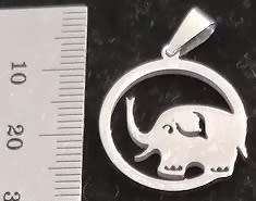 STAINLESS STEEL Pendant - Elephant
