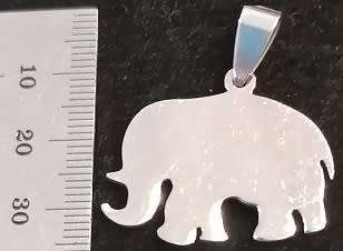 STAINLESS STEEL Pendant - Elephant