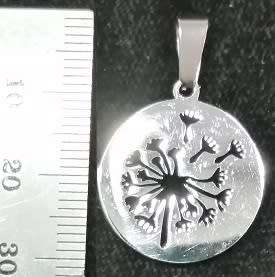 STAINLESS STEEL Pendant - Flower Dandelion