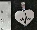 STAINLESS STEEL Pendant - Heart