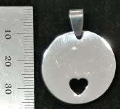 STAINLESS STEEL Pendant - Heart