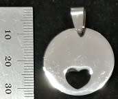 STAINLESS STEEL Pendant - Heart