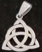 STAINLESS STEEL Pendant - Triquetra