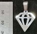 STAINLESS STEEL Pendant - Diamond