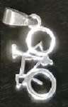 STAINLESS STEEL Pendant - Bicycle